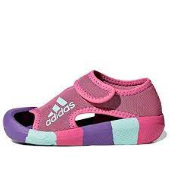 Adidas Toddler Girls Pink/Purple/Mint Altaventure Water Shoes - Picture 4 of 5
